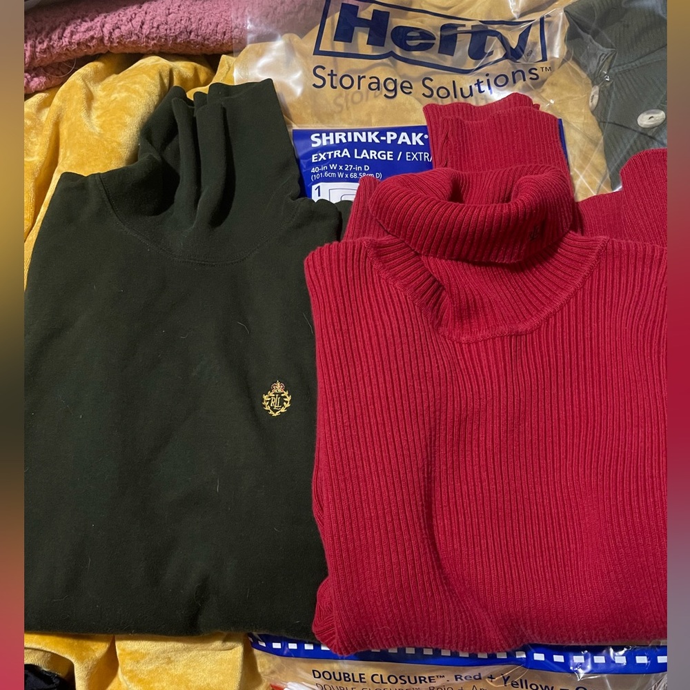 2 - Vintage Lauren Ralph Lauren Turtlenecks